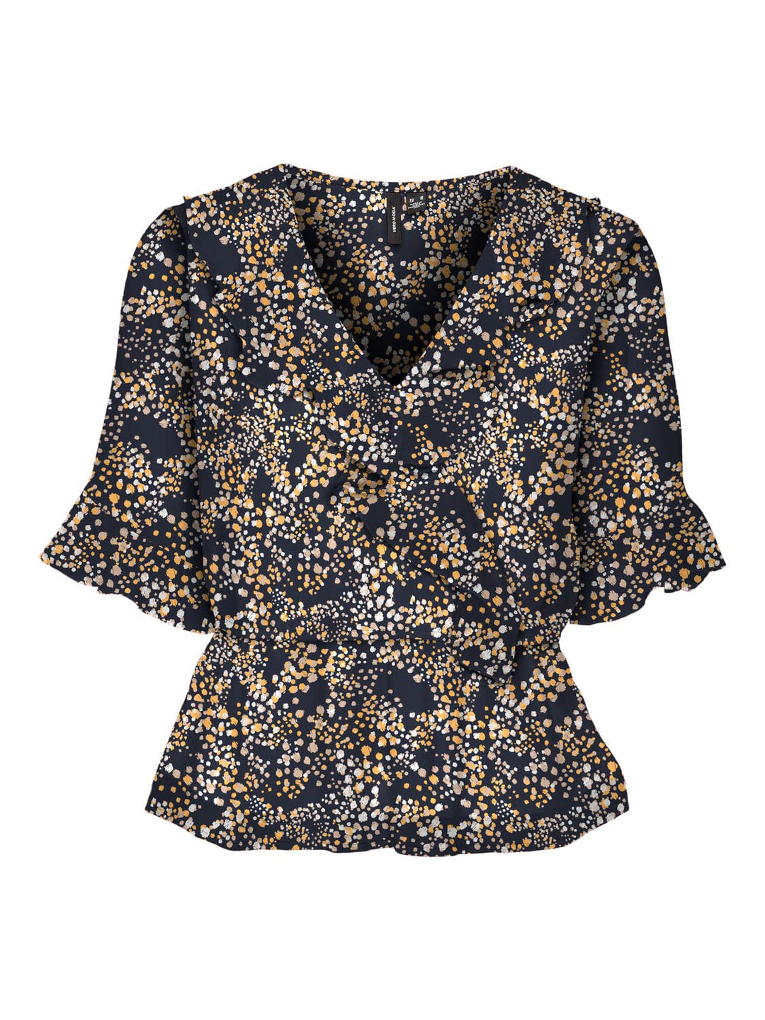 VERO MODA Damen Top S Navy Blazer/Aop:dora, S Navy Blazer/Aop:dora