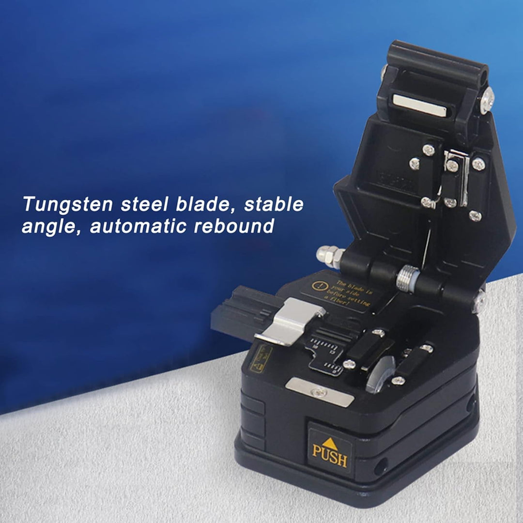Fiber Optic Cleaver, 16 Einstellbare Skalen High Accuracy Fiber Cleaver Automatic Rebound Fiber Stri