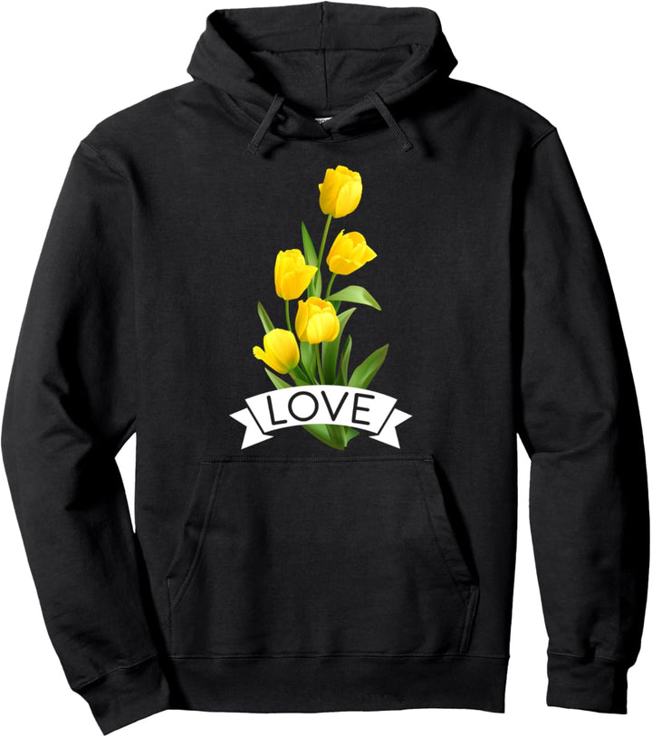 Tulpen Blume Frühling Blume Florist Pullover Hoodie