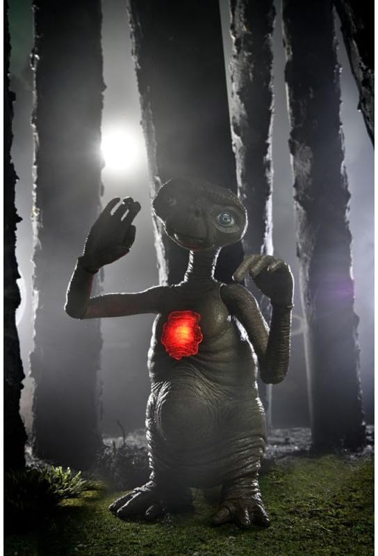 NECA E.T.- Der Ausserirdische LED Actionfigur 40th Anniversary Multicolor, aus Kunststoff, batterieb