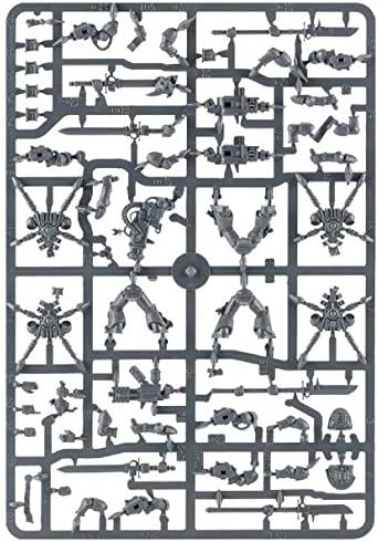 Games Workshop 99120107013 40.000-Grey Warhammer Kunststoff-Set Grey Knights Strike Squad, grau, Med