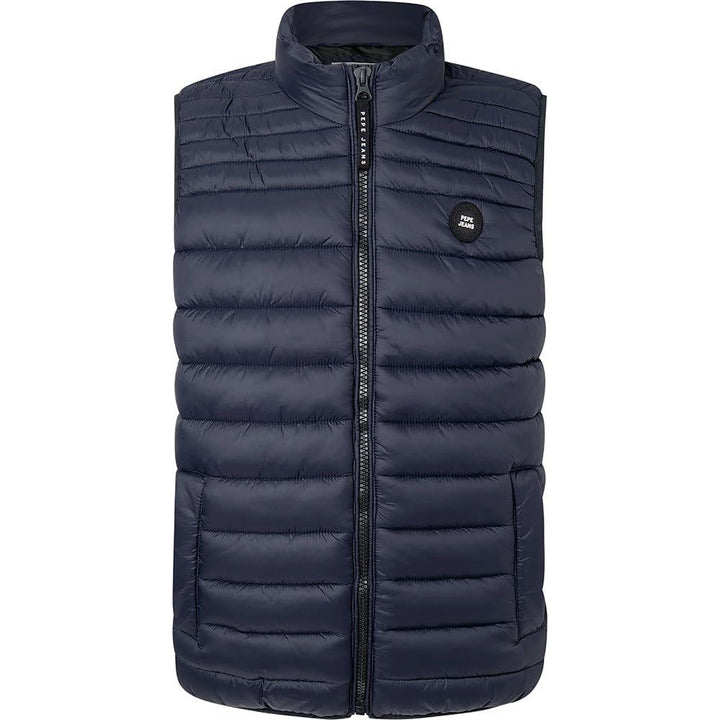 Pepe Jeans Herren Balle Gillet Puffer Weste, XXL Blau (Dulwich)