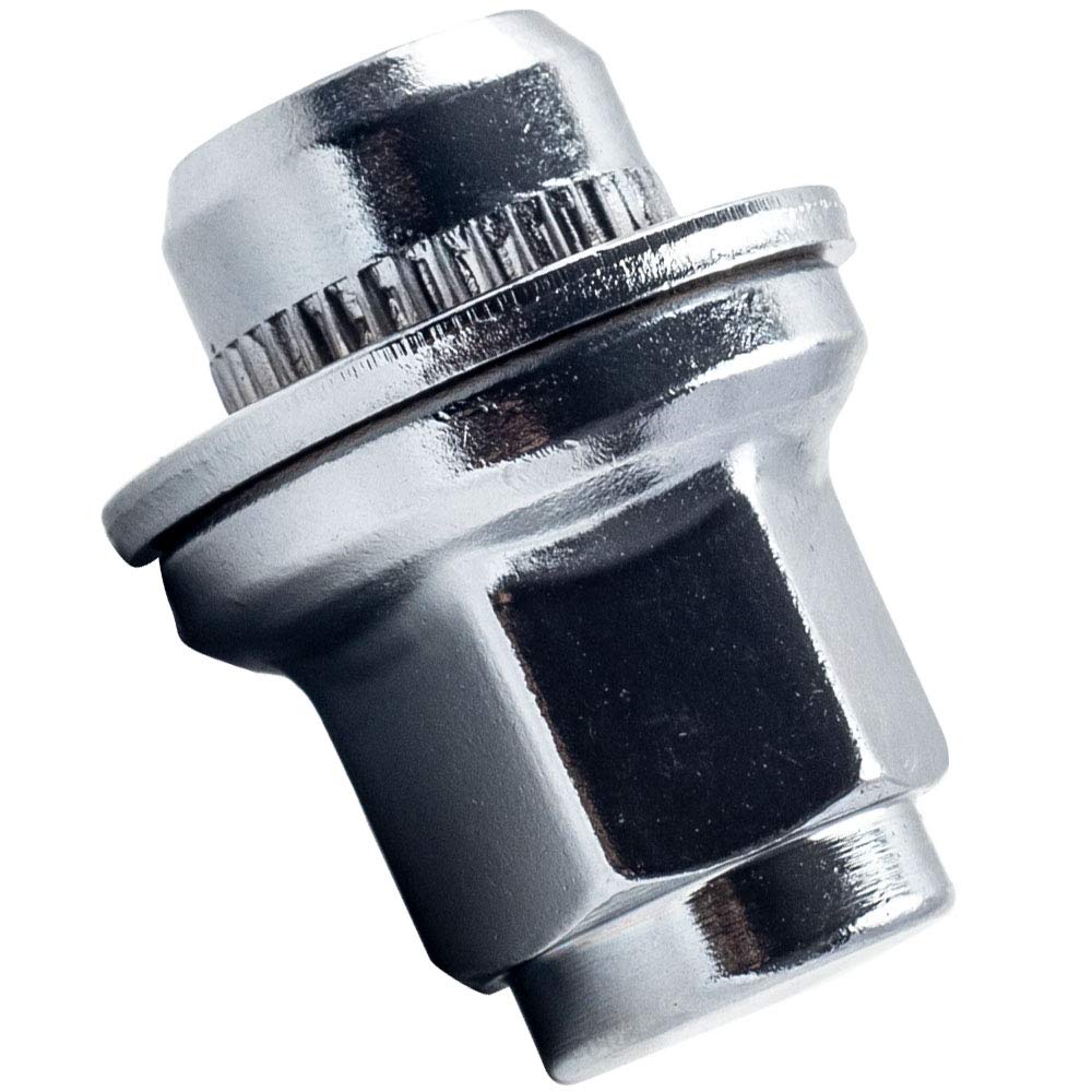 maXpeedingrods Satz mit 20 Alu-Radmuttern, M12 x 1,5 Radmuttern mit Sicherungsring für Jaguar X-TYPE