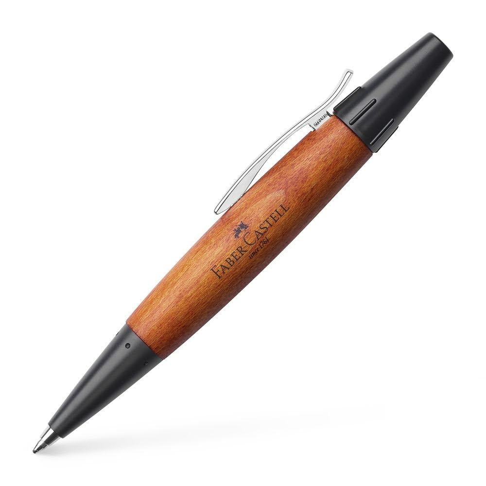 Drehkugelschreiber E-MOTION Birnbaumholz, in Geschenketui