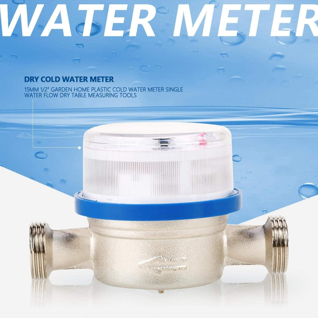 Wasserzähler, Kaltwasserzähler, Kunststoff-Wasserzähler, individuell für Zuhause
