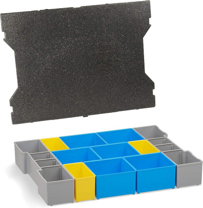 Bosch Sortimo L-Boxx Einlagen | 3er Set Werkzeugkoffer Einlagen für LBoxx Serie G4 inkl. Einsatz B3,