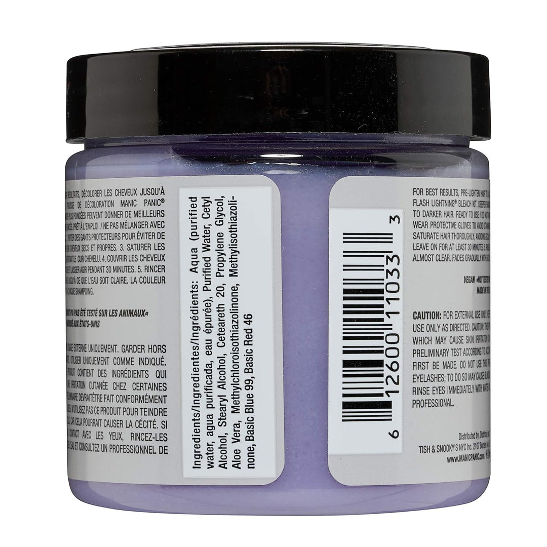 Manic Panic Virgin Snow Classic Creme, Vegan, Cruelty Free, Hair Toner, Eliminates Brassy Tones, 118