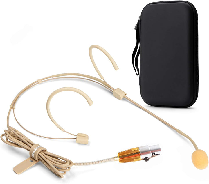 Sujeetec Headset Mikrofon Stirnband mic für AKG Samson kabellos Bodypack Transmitter Taschensender -