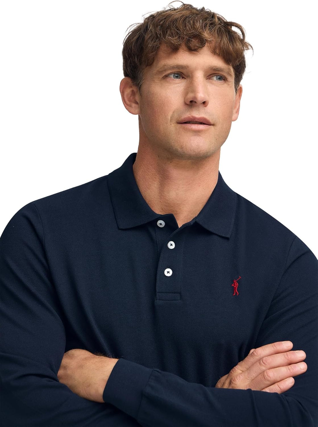 Polo Club Herren Poloshirt Kurzarm Regular Fit Baumwolle Männer Polohemd Longsleeve S Blau Navy, S B