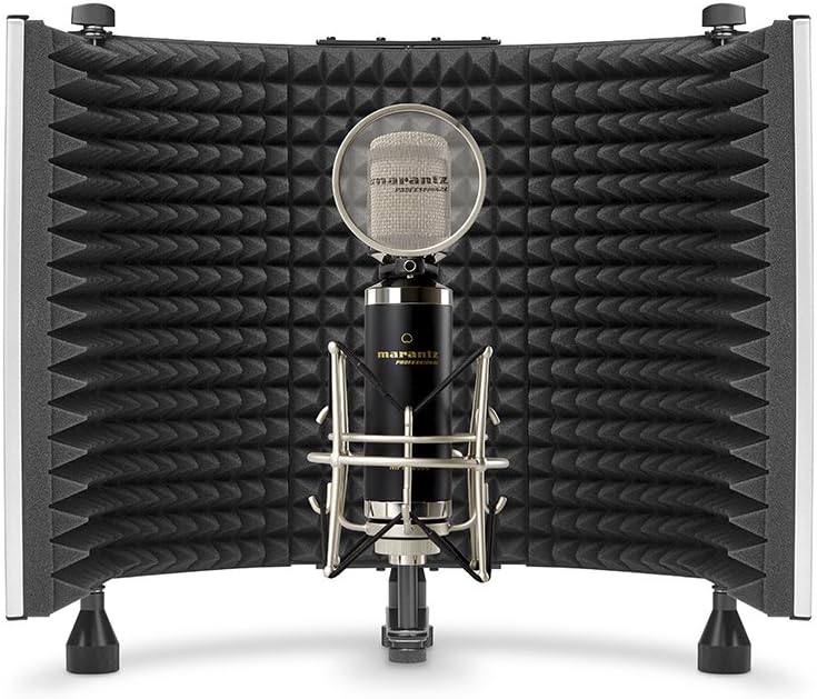 Marantz Professional SoundShield - Portable Aufnahmeschallwand/Reflexionsfilter für Mikrofone, Gross