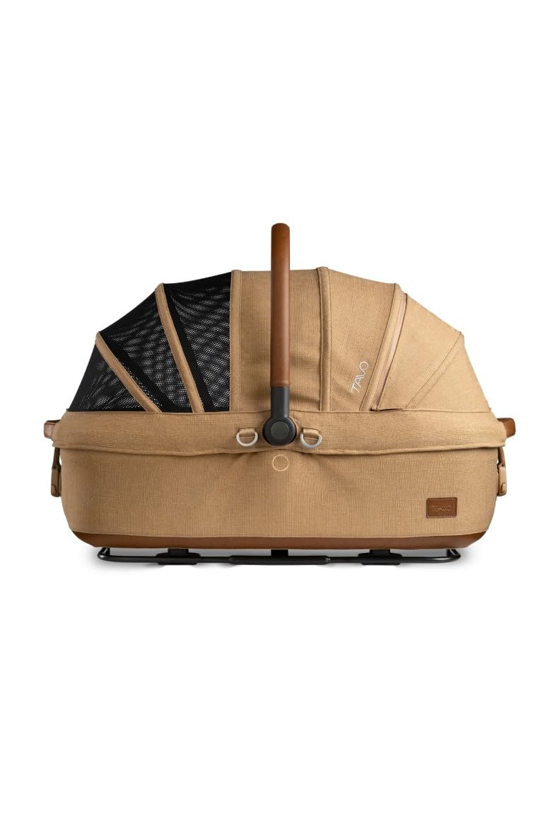 Tavo Maeve Medium Rigid‑Griff Haustier‑Autositz mit ISOFIX‑Bodenplatte, 2 Matratzenauflagen, Geeigne