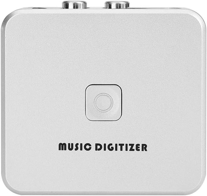 Zerone 3,5mm Audio Capture Box, Linke und Rechte Cinch Kanäle Musik Digitalisierer 128 Kbps U Disk/S