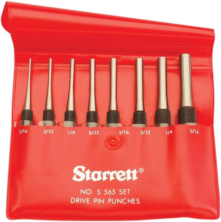 Starrett S565PC Splintenstanzer Set (8-teilig) 8 Piece Set, 8 Piece Set
