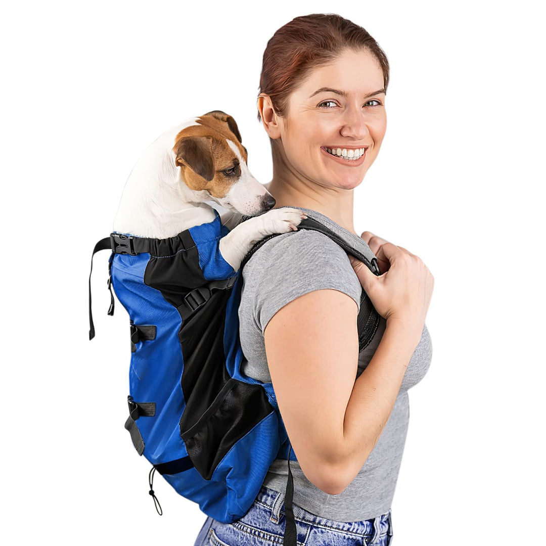 Galatée Hundetragerucksack, Tragbarer Verstellbarer Hunderucksack, Belüfteter Haustiertragerucksack,