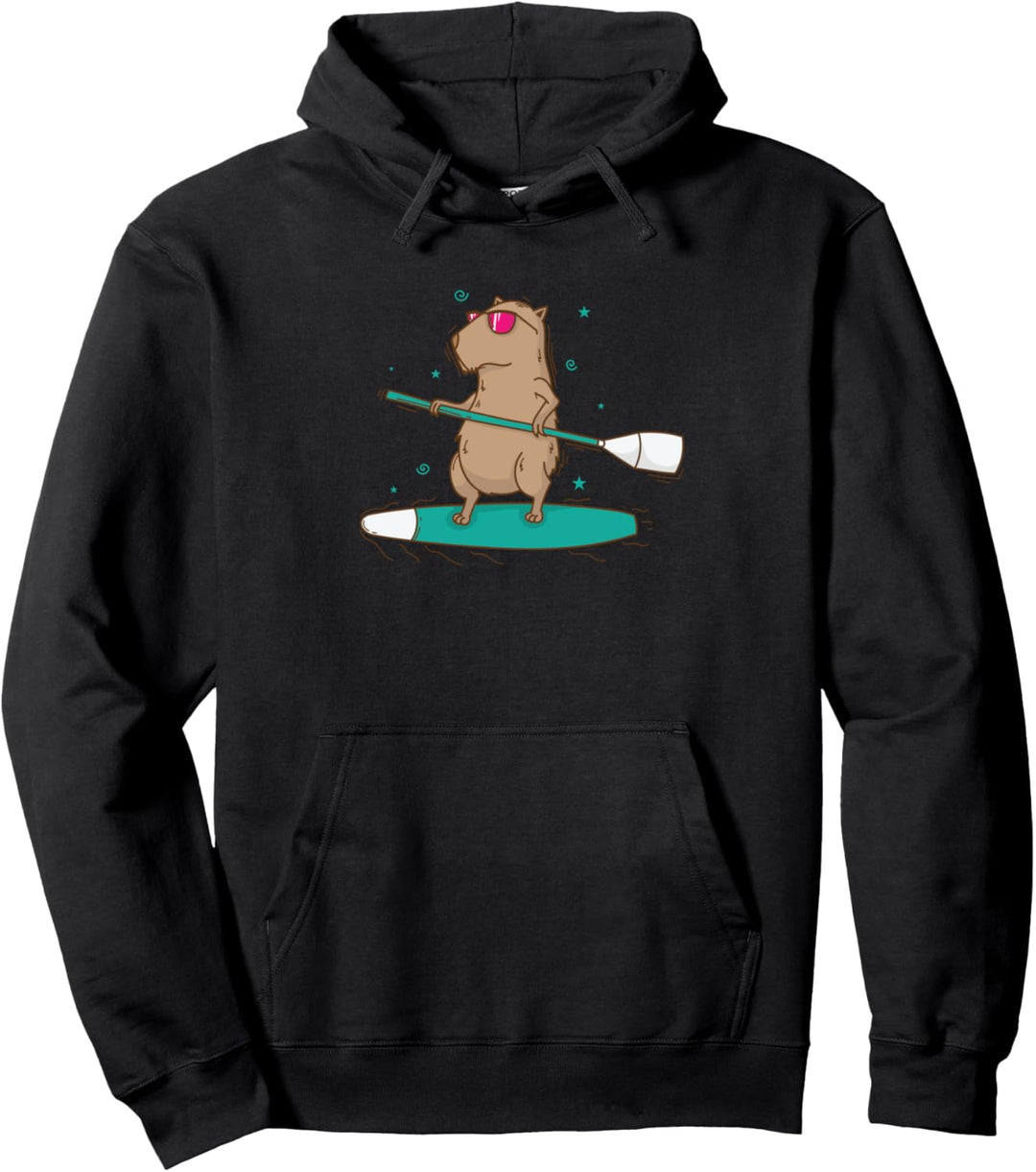 Caviidae Meerschweinchen Surf-Nager Pullover Hoodie