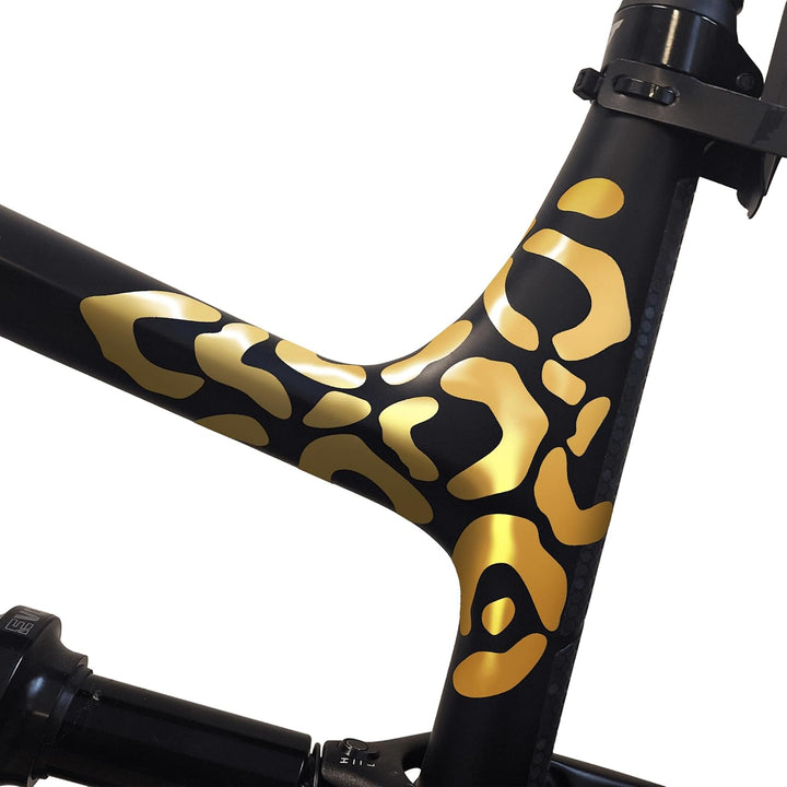Riesel Design ® Fahrrad Aufkleber Set, 20 x 15 cm, Sticker Kit für Rahmen und Helme, Witterungsbestä