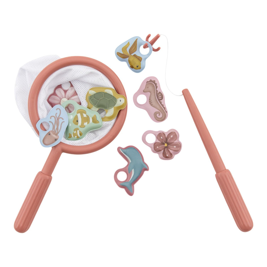Little Dutch Angelspiel Badespielzeug für Baby Kleinkind - rosa