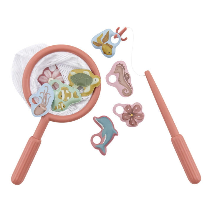 Little Dutch Angelspiel Badespielzeug für Baby Kleinkind - rosa