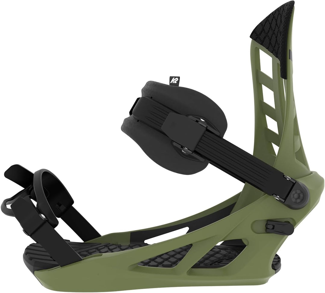 K2 Herren INDY Snowboard-Bindung, Moss, M (EU: 36.5-42 / US: 6-10 / Mondo: 230-270)