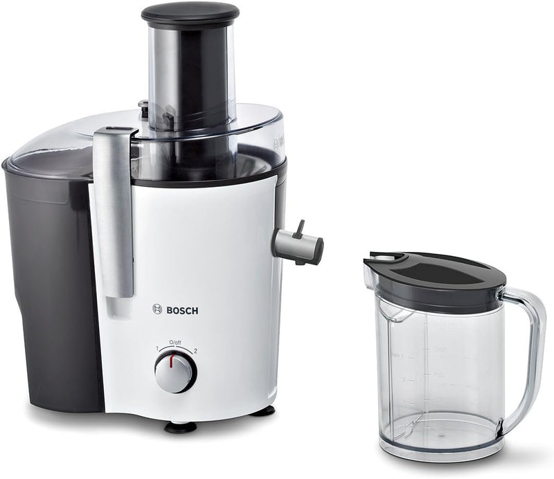 Bosch Entsafter VitaJuice 2 MES25A0, elektrische Saftpresse für Obst und Gemüse, grosser Einfüllscha