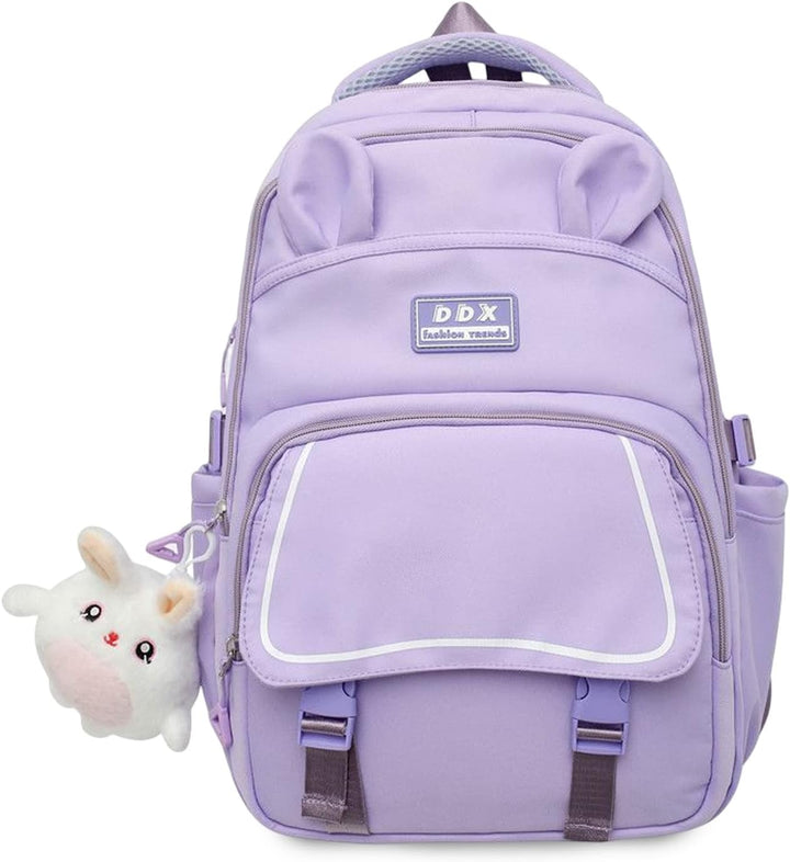 FANDARE Niedlich Schulranzen Mädchen Hochschule Rucksack Junge Schulrucksack Schultertaschen Laptop