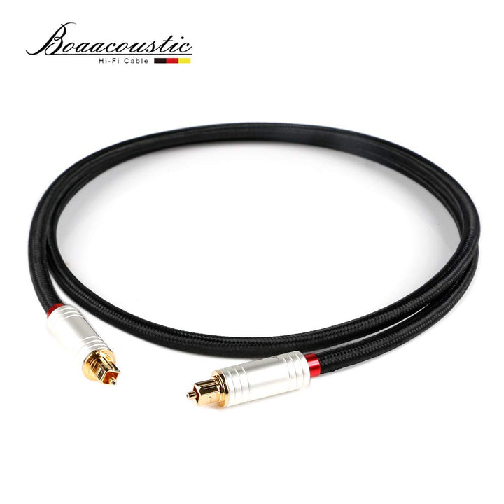 JIB Boaacoustic BlackBerry Optisches Kabel, Digital Audiokabel TOSLINK-HiFi-Signalkabel (S/PDIF) 1.5