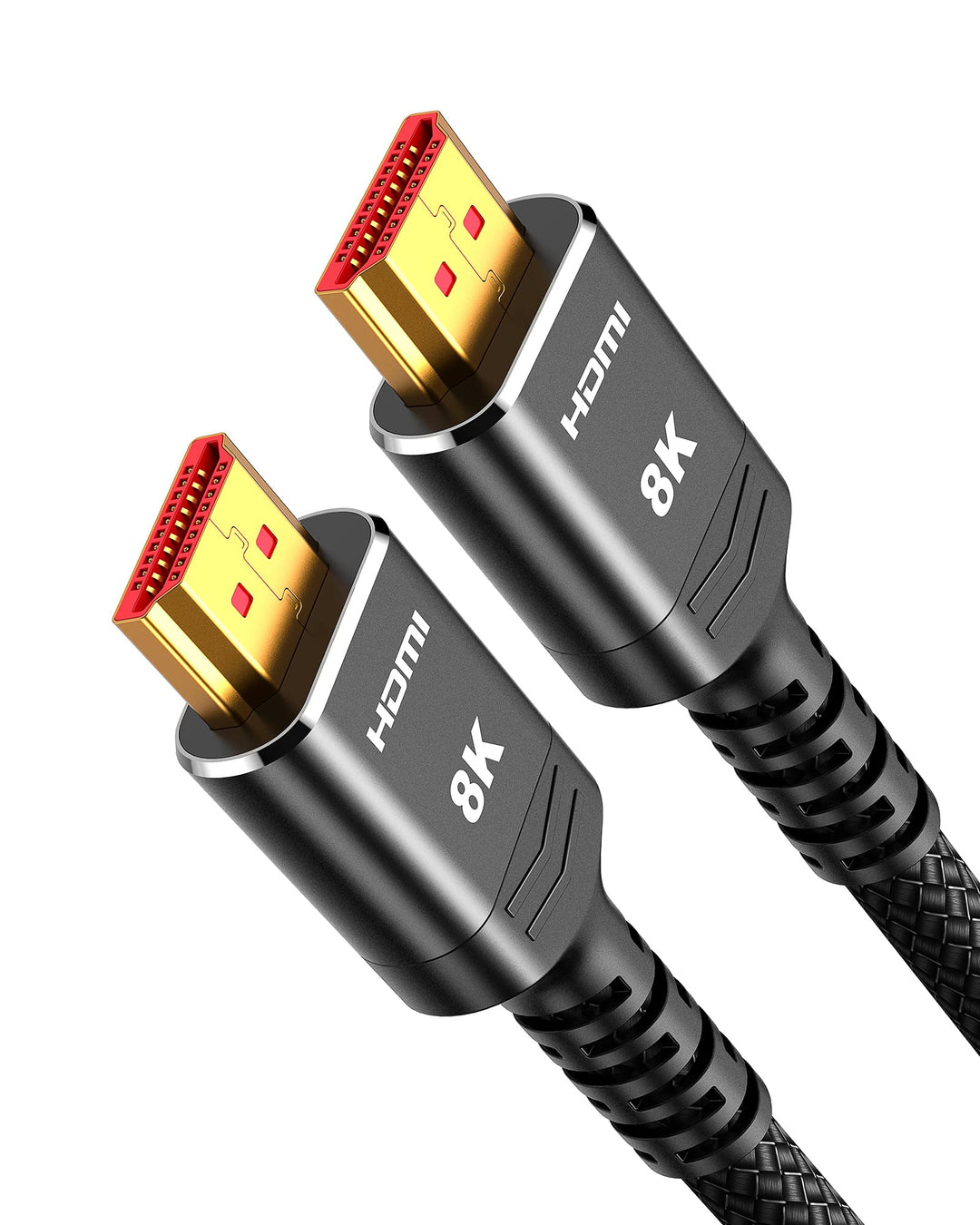 Highwings HDMI Kabel 4meter 8K,HDMI 2.1 Kabel 4m 48Gbps 8K@60Hz Highspeed 4K@120Hz 7680P eARC HDCP 2