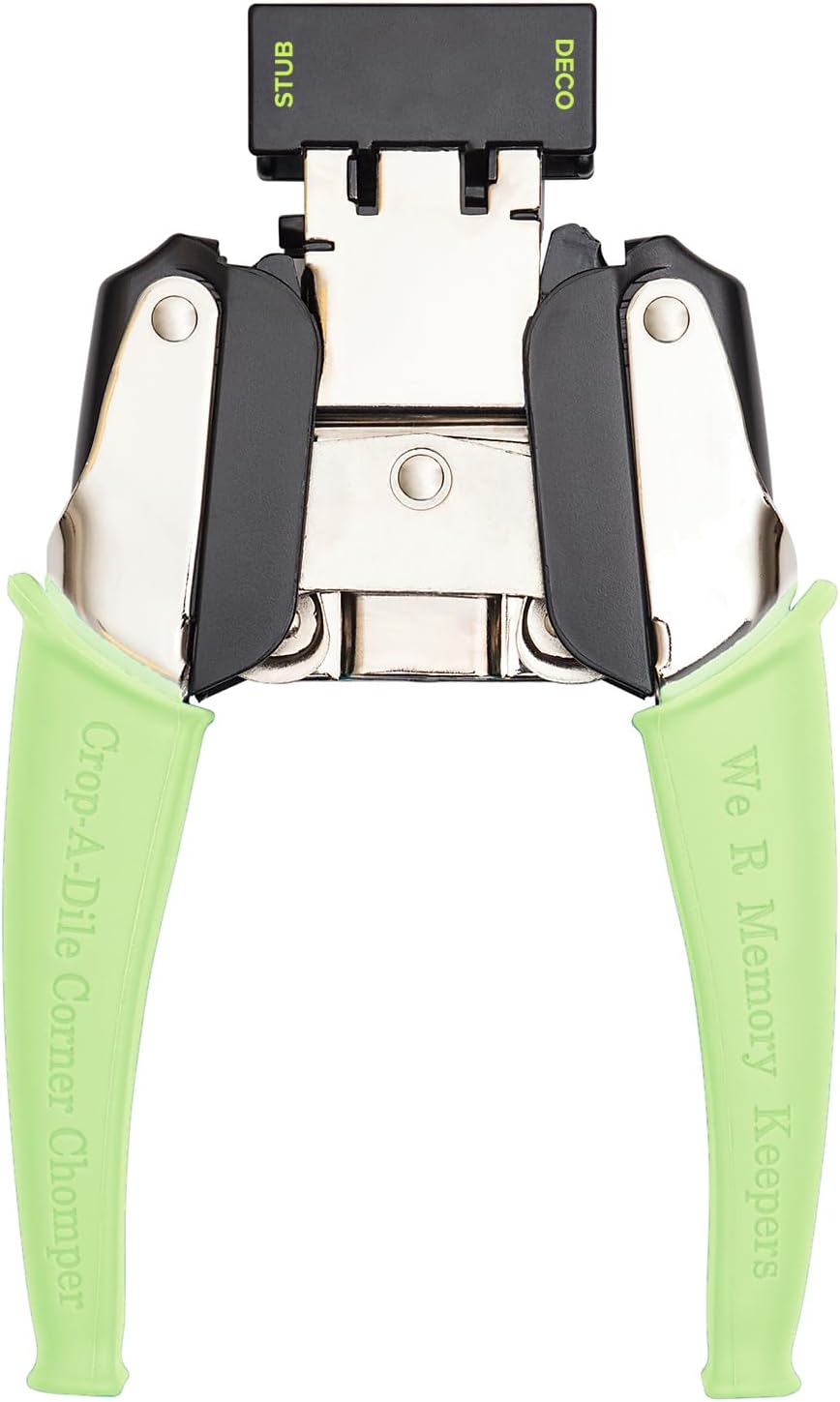 We R Memory Keepers CROP-A-DILE CHOMPER STUB/DECO, Stub & Deco