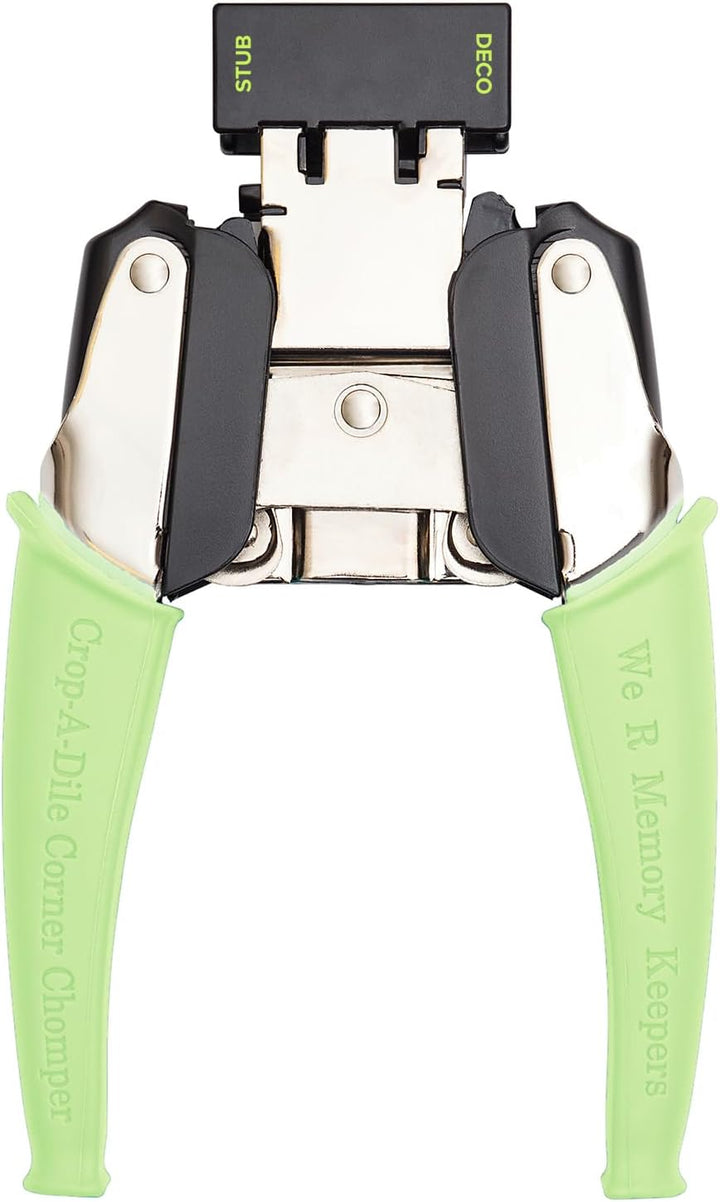 We R Memory Keepers CROP-A-DILE CHOMPER STUB/DECO, Stub & Deco