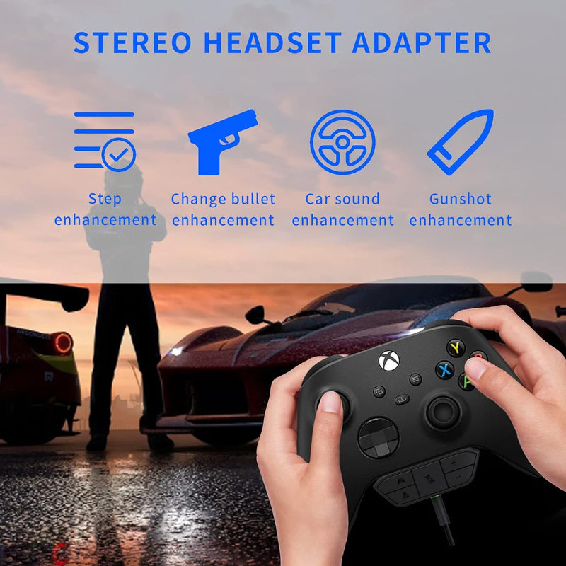Gugxiom Stereo-Headset-Adapter für Xbox One, für Xbox-Headset-Adapter, für Xbox One-Headset-Adapter,