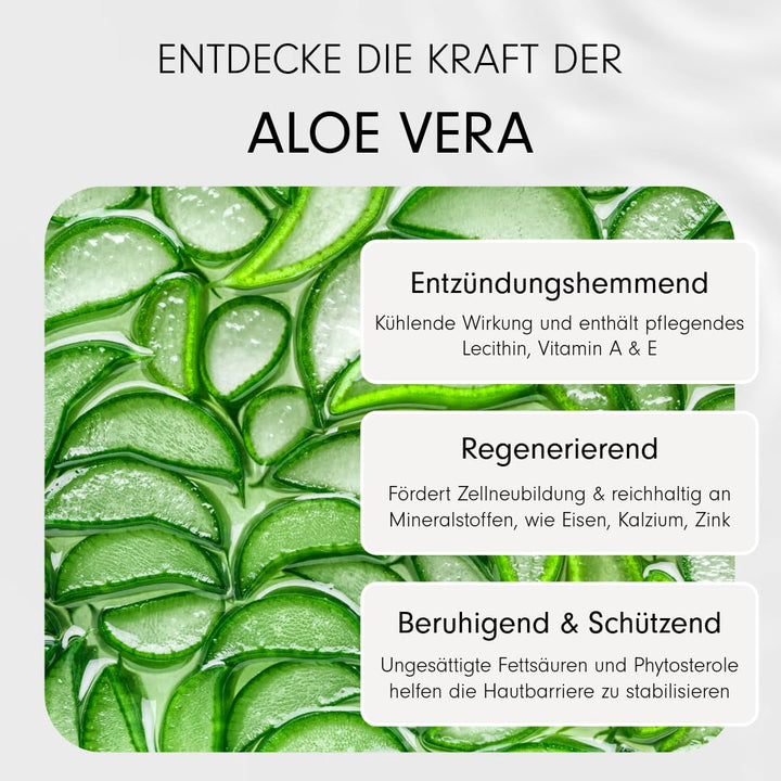 Bio Aloe Vera Öl - Garden of Oils - Made in Germany - Hochwertiges Körperöl - Perfekt für strapazier
