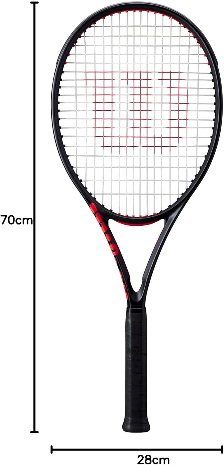 Wilson Clash 100UL V3 Tennisschläger, Ultraleicht, Armschonend, Optimierter Komfort, Mühelose Manövr