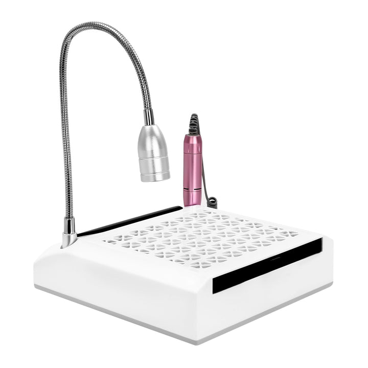 4 in 1 Profi-Nagelfräse, Staub-Staubsauger, 6 Schleifköpfe, LED-Beleuchtung 360 Grad, Filtersystem,