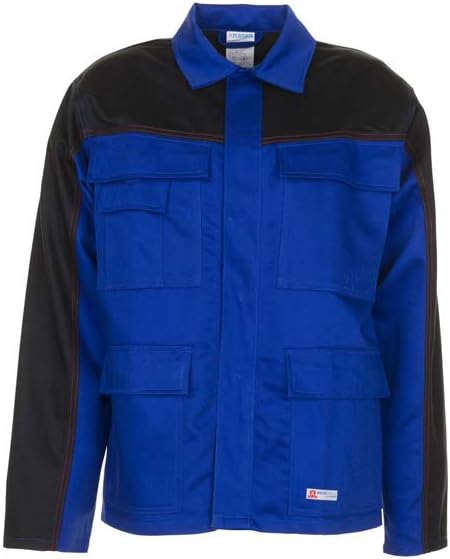 Planam Grösse 62 Herren Weld Shield Jacke kornblau schwarz Modell 5521 Kornblau/Schwarz 62, Kornblau