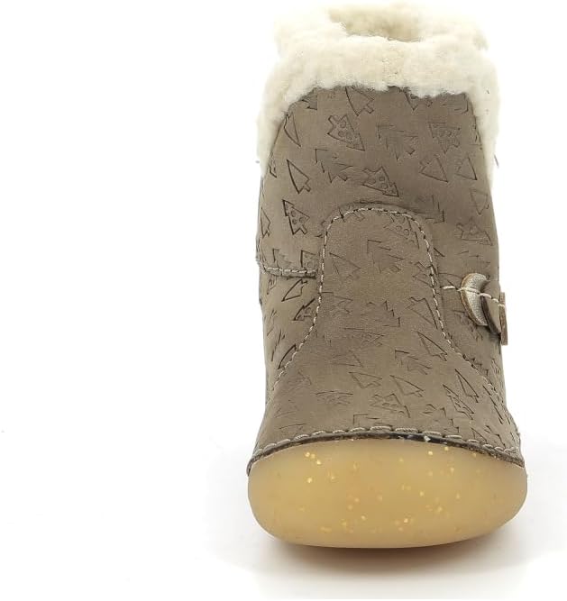 Kickers Mädchen So WindyStiefelette 18 EU Taupe Gold Fantasie, 18 EU Taupe Gold Fantasie
