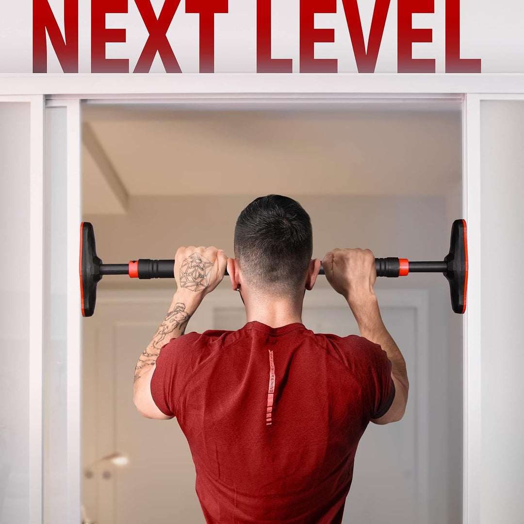 NEOLYMP Klimmzugstange Türrahmen ohne Schrauben mit Pull up Bar E-Book - Klimmzugstange verstellbar