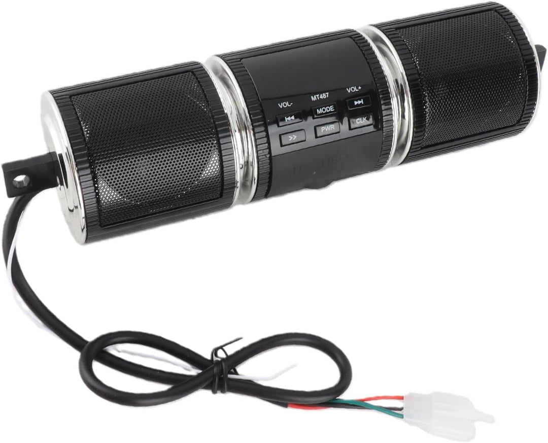 Suuonee Motorrad Audiosysteme, universelle wasserdichte Bluetooth Motorrad Stereo Lautsprecher Bluet