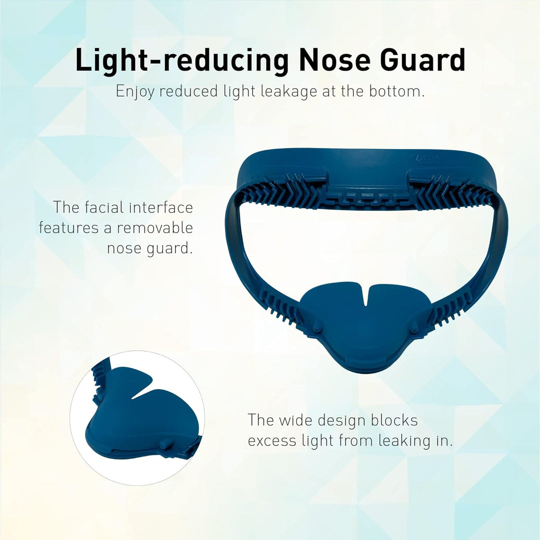 VR Cover Fitness Facial Interface Bracket & Foam Comfort Replacement with Lens Protector Cover for O