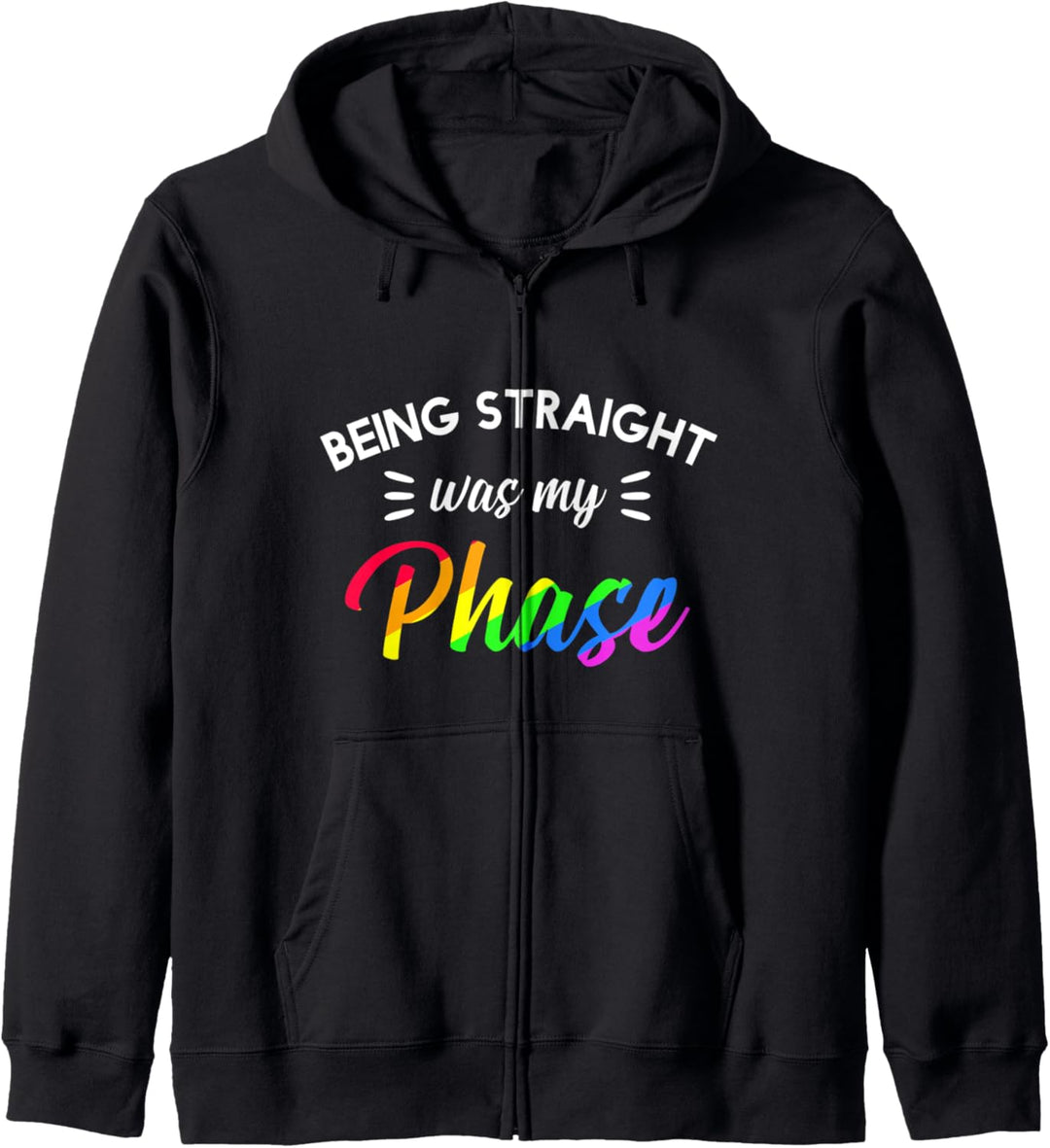 Being straight was my phase - LGBTQ Regenbogen CSD Kapuzenjacke