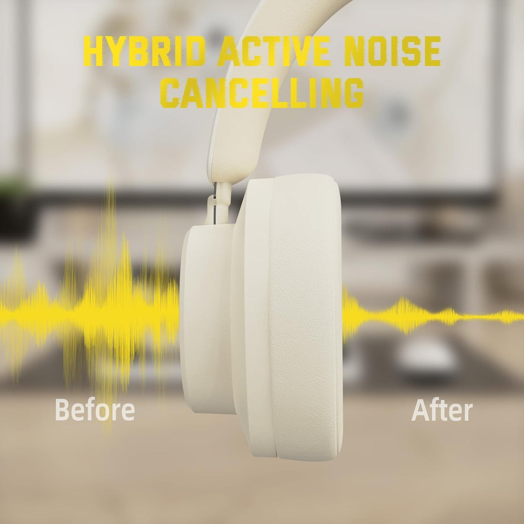 ATTACK SHARK G500 Kabelloser Kopfhörer mit Active Noise Cancelling, Over Ear Bluetooth Headset mit I