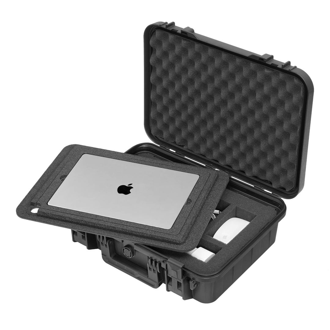 TOMcase Laptop Koffer 11-15 Zoll wasserdicht - ECO Schutzkoffer - Outdoor | Koffer für Notebook Tabl