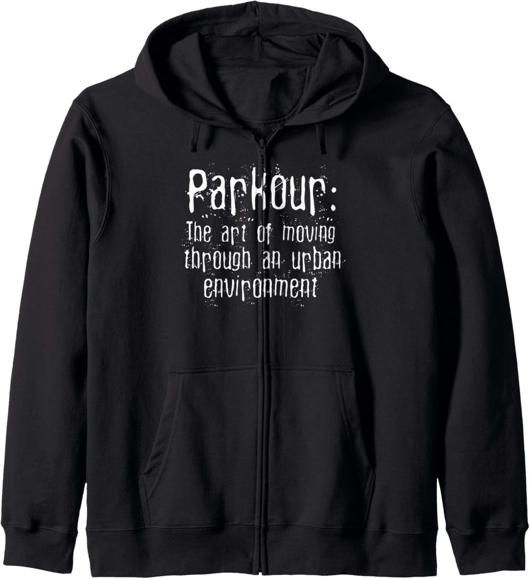 Freerunning Parkour-Definition Kapuzenjacke