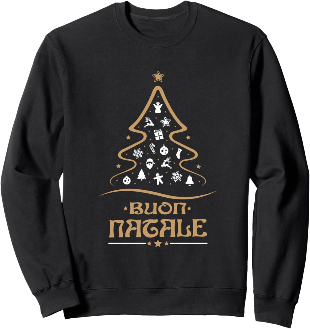 Buon Natale Frohe Weihnachten Italien Urlaub Sweatshirt