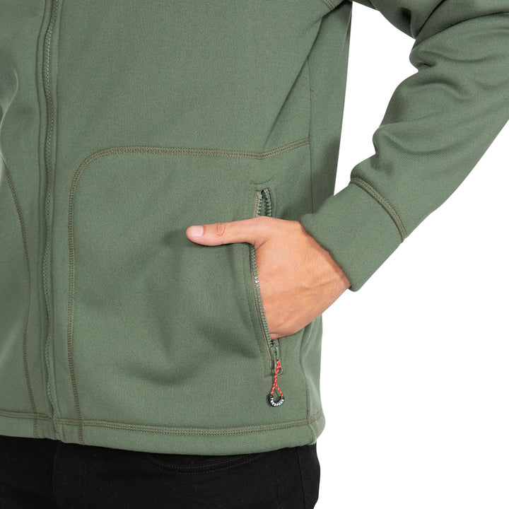 Trespass Herren Tailbridge Fleece, Mehrfarbig, XL S Grün, S Grün