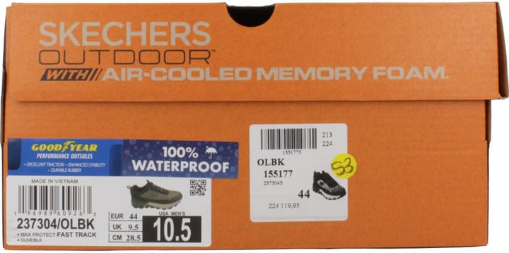 Skechers Unisex Max Protect Fast Track Sneakers 40 EU Olivgrün, 40 EU Olivgrün