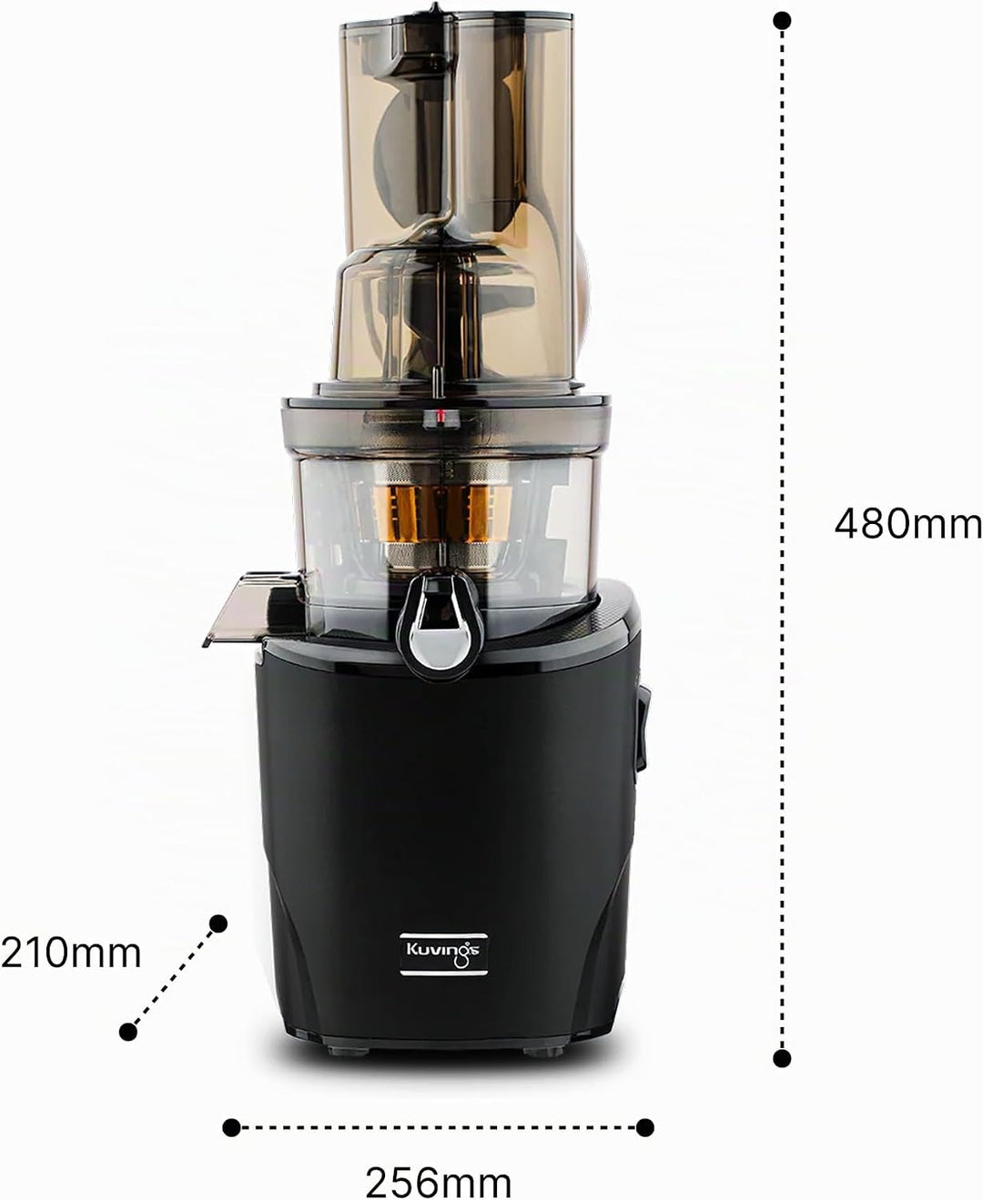Kuvings - Entsafter REVO830 - Doppel-Mundstück, automatisches Schneidsystem -