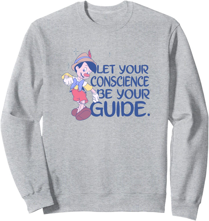 Disney Pinocchio Lass dein Gewissen dein Führer sein Sweatshirt