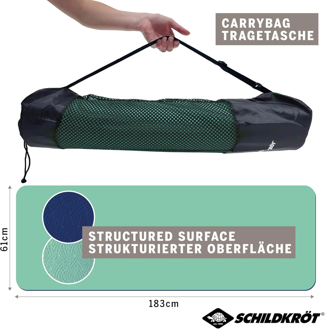 Schildkröt® Fitness Yogamatte BICOLOR, PVC-freie, zweifarbige Yogamatte, hochwertig strukturierte Ob