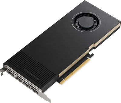 PNY NVIDIA RTX A4000 Professionelle Grafikkarte 16GB GDDR6 PCI Express 4.0 x16, Dual Slot, 4X Displa