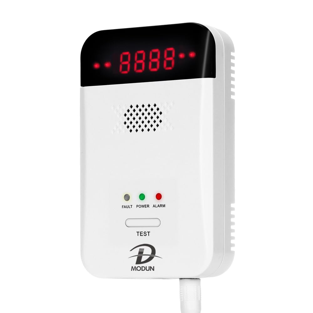 Gasmelder, LPG | Erdgas | Kohlegas-Lecksucher, Plug-in-Sensor-Gasmonitor mit akustischem Alarm und L